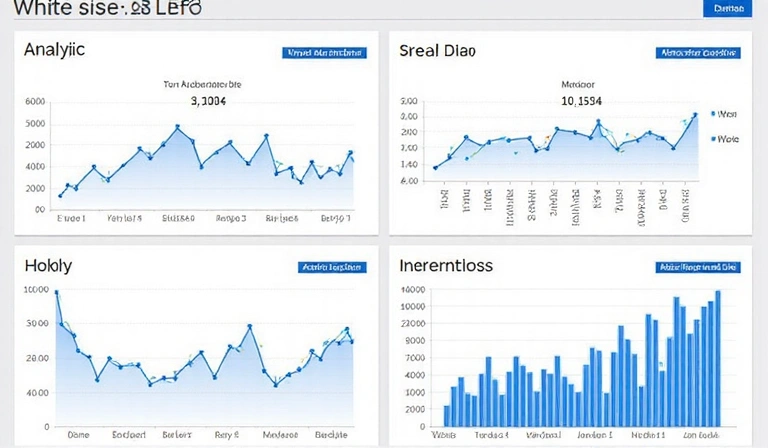 Grafici e statistiche che mostrano l'analisi dei dati dei cookie