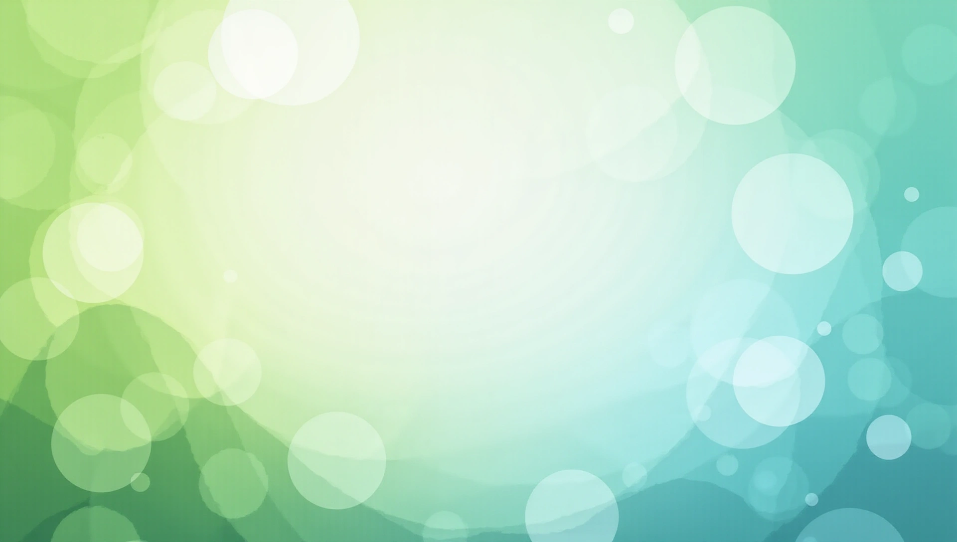 Sfondo astratto e moderno che evoca salute e natura con tonalità verdi e blu